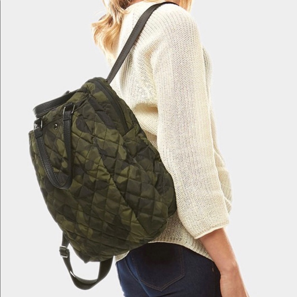 Camouflage Quilted Backpack